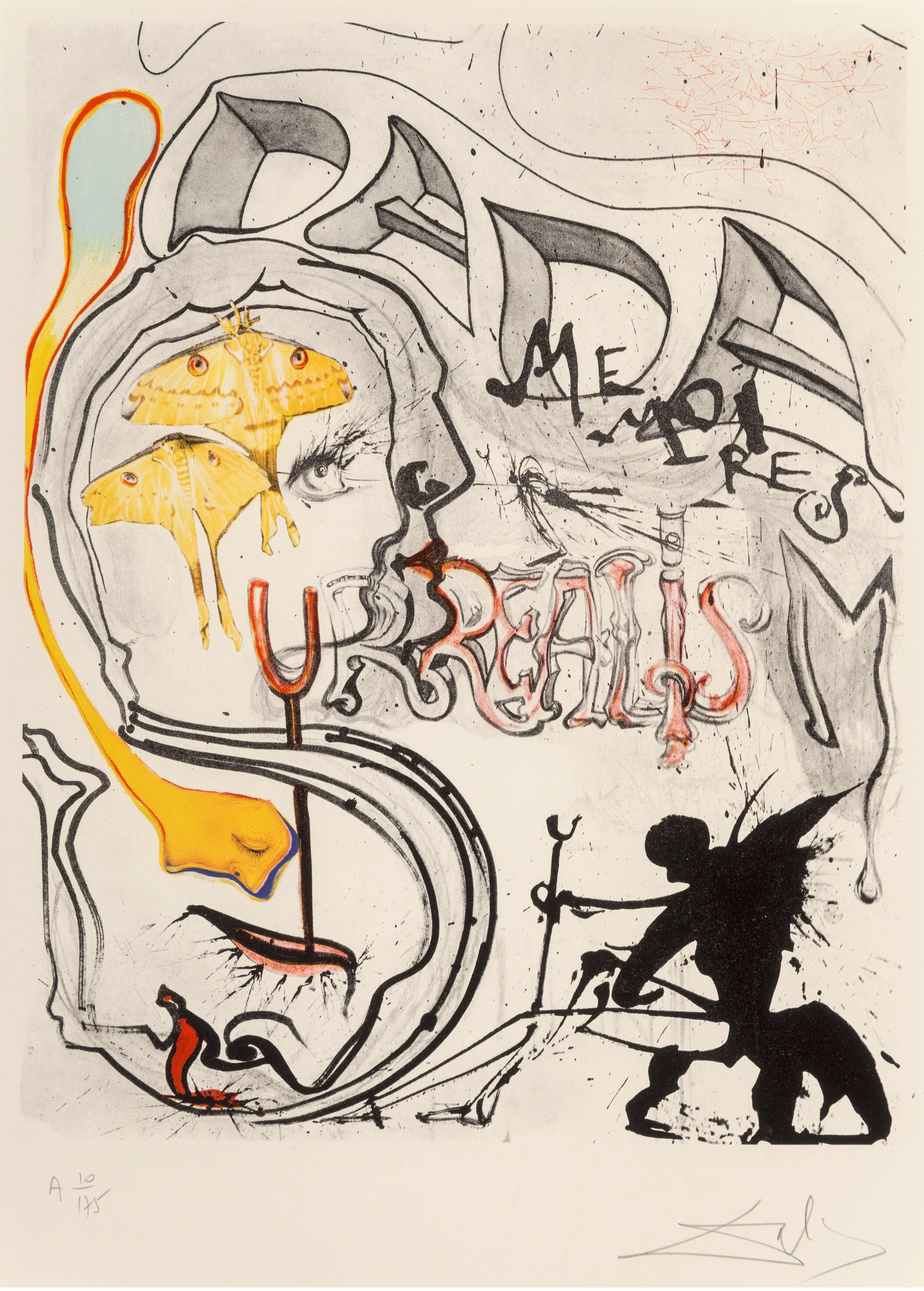 Angel of Dada Surrealism - Framed