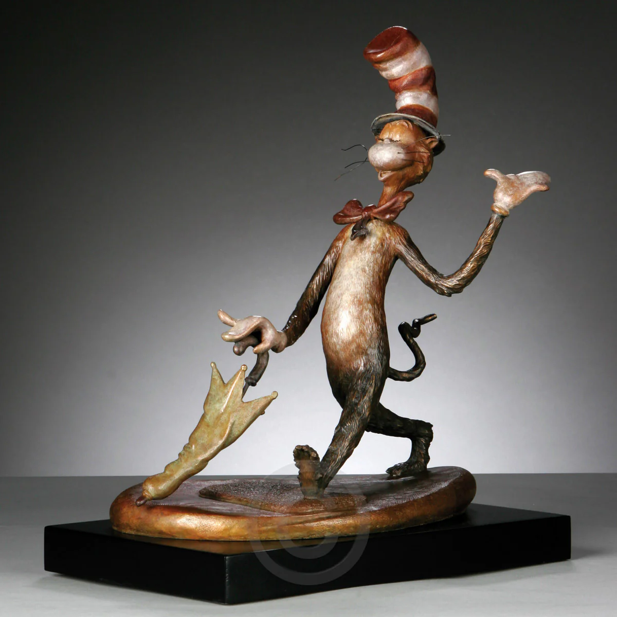 Cat In The Hat Bronze Sculpture