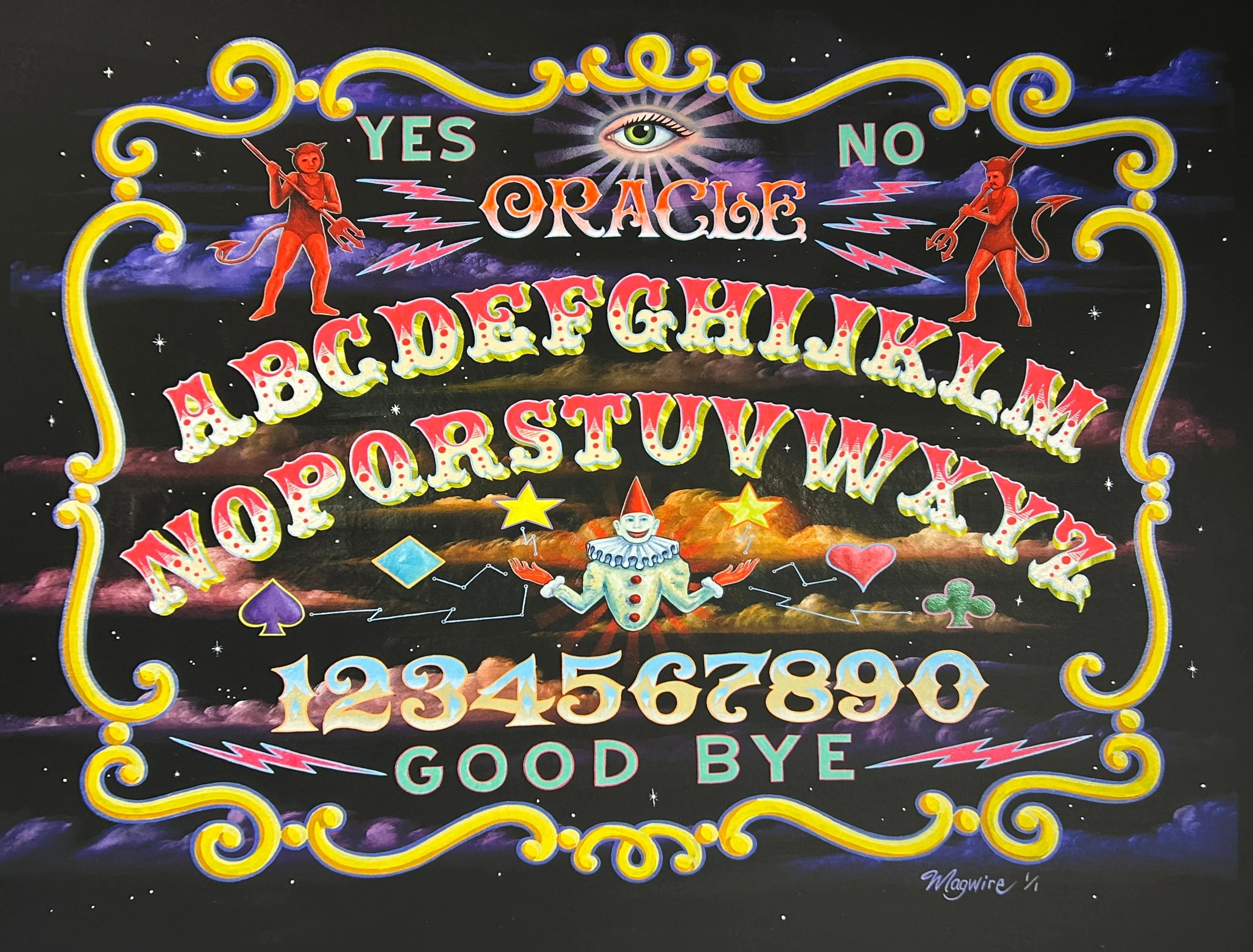 Circus Ouija - Uniquely Embellished 1/1