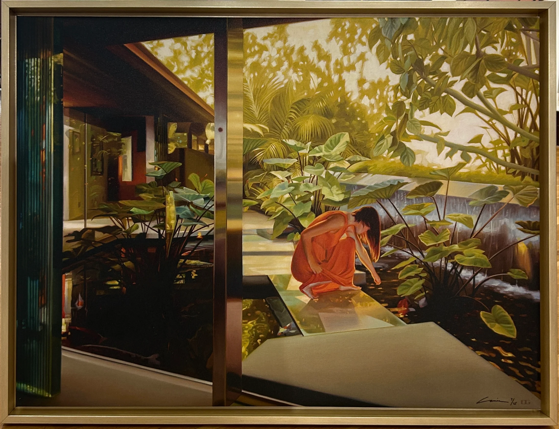 Coy Koi 7/25 - Framed - Image 3