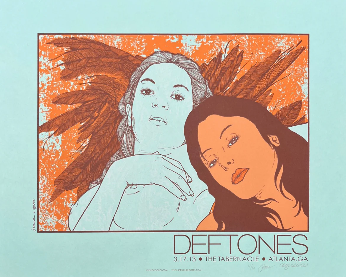*Deftones North American Tour Full Set- Matching Numbers on Blue Raspberry - Image 10