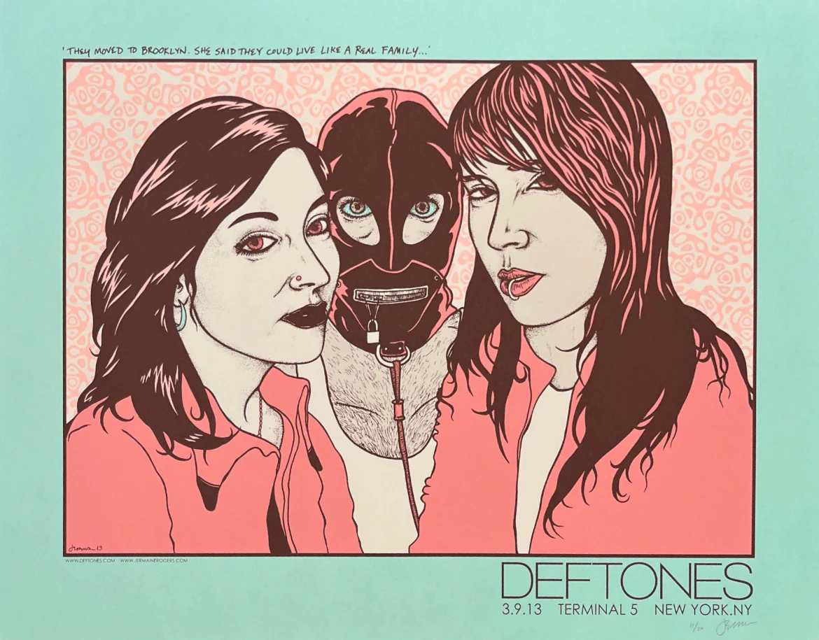 *Deftones North American Tour Full Set- Matching Numbers on Blue Raspberry - Image 5