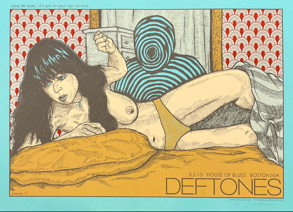 *Deftones North American Tour Full Set- Matching Numbers on Blue Raspberry - Image 6