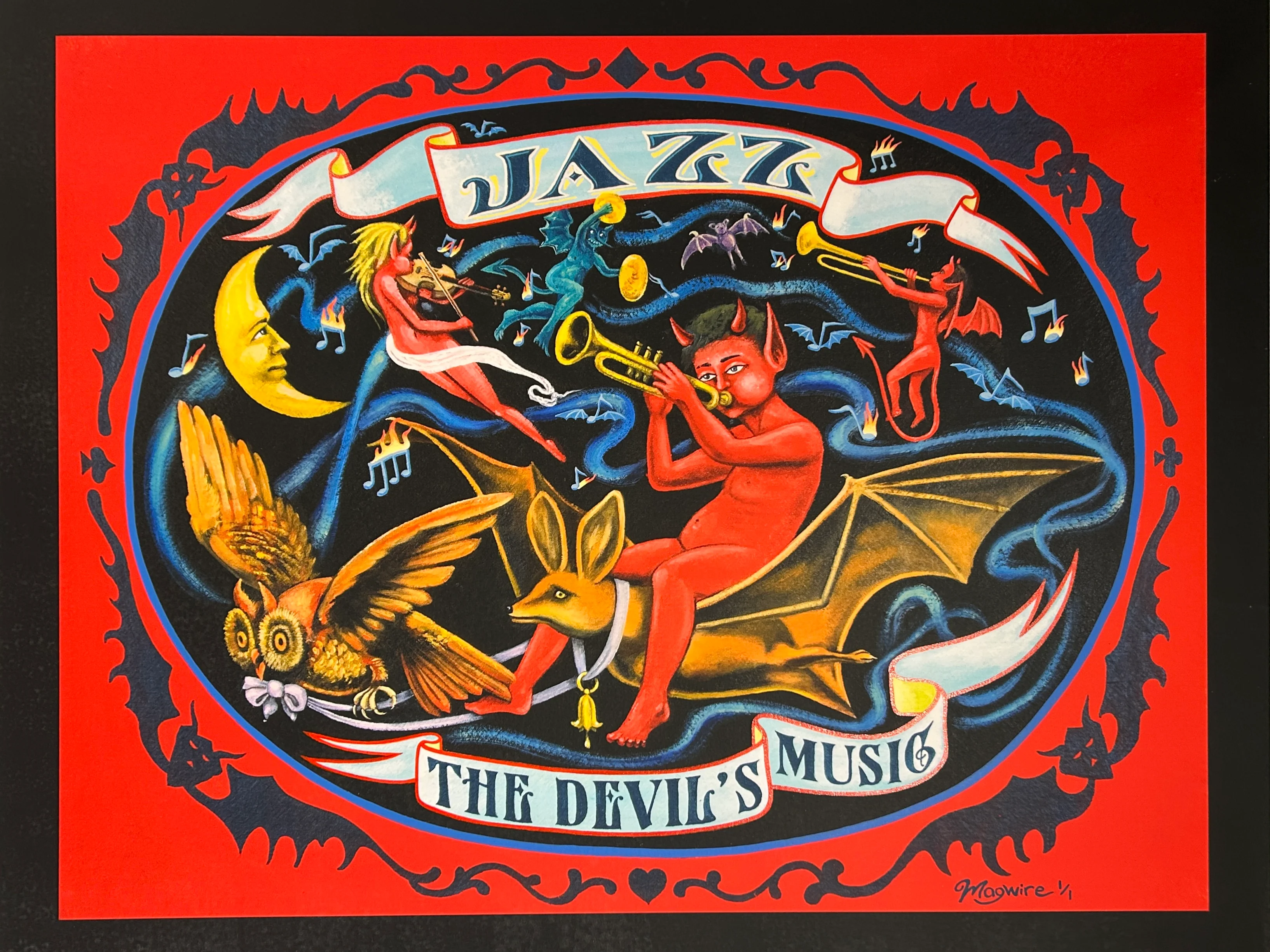 Jazz The Devil's Music 3- Uniquely Embellished 1/1 - Image 4