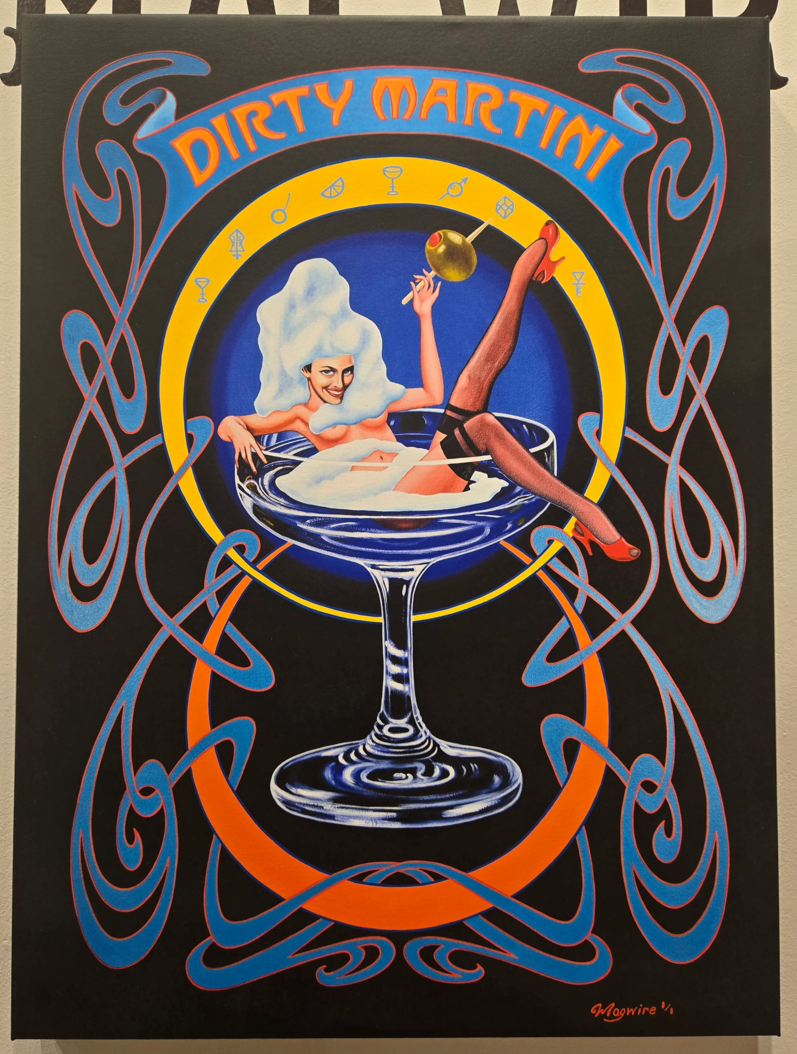 Dirty Martini- Uniquely Embellished 1/1