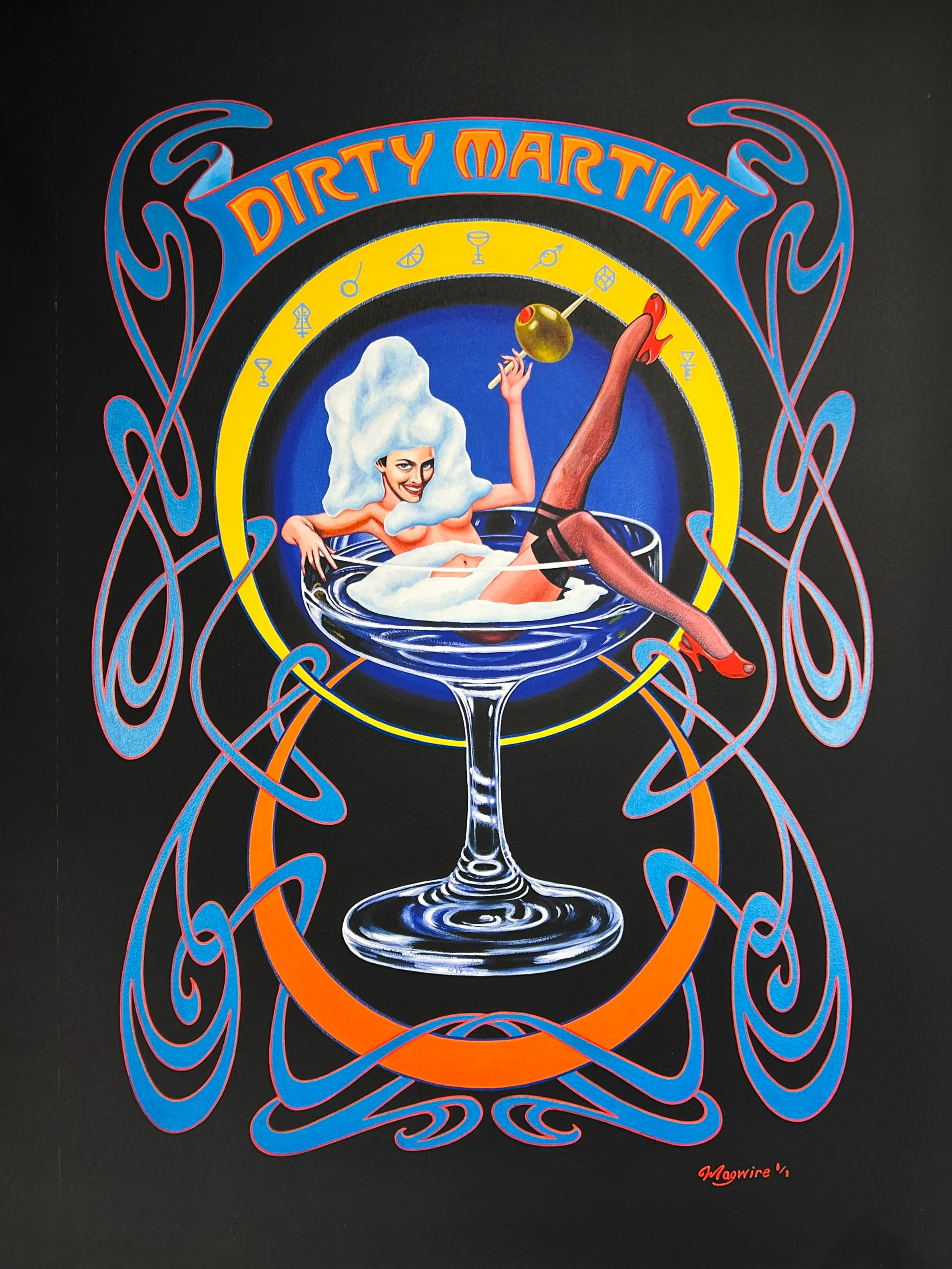 Dirty Martini- Uniquely Embellished 1/1 - Image 4