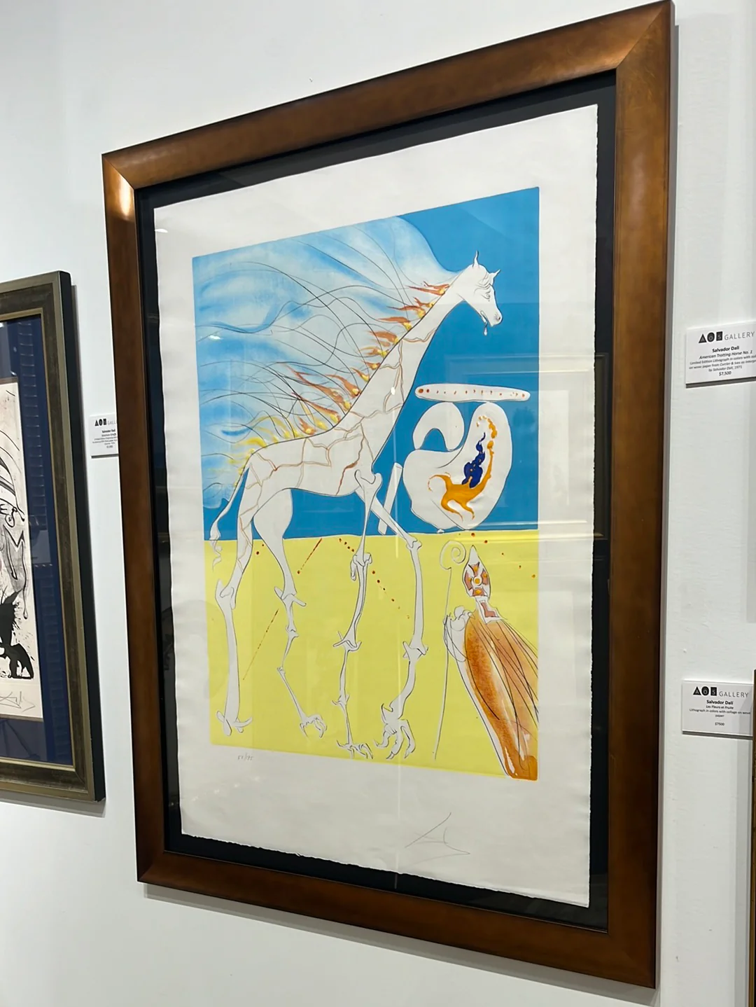 Saturnian Giraffe - Framed - Image 3