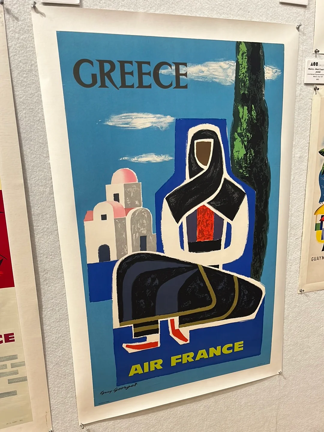 Greece - Air France travel poster - Image 2