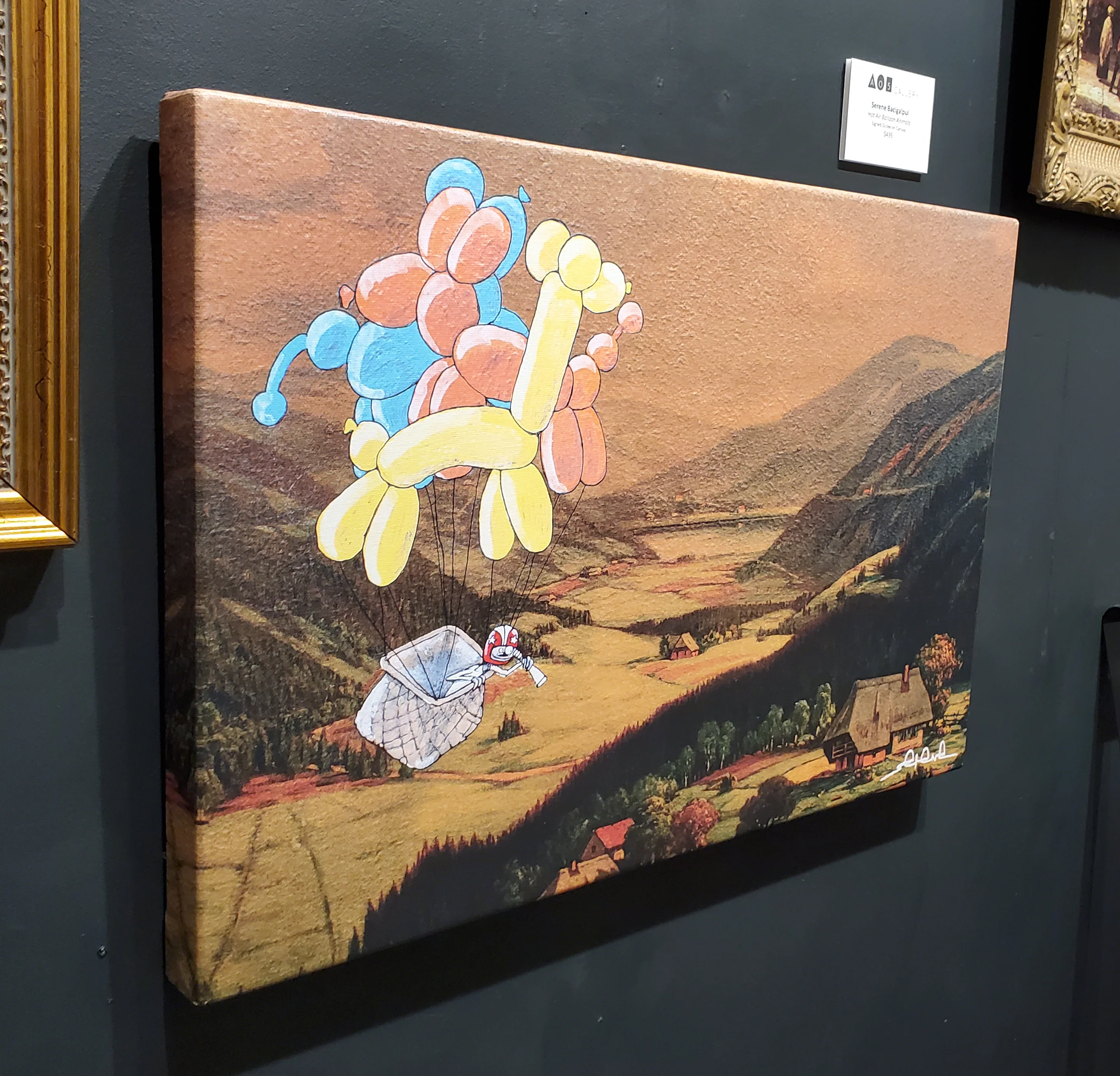 Hot Air Balloon Animals - Canvas - Image 2
