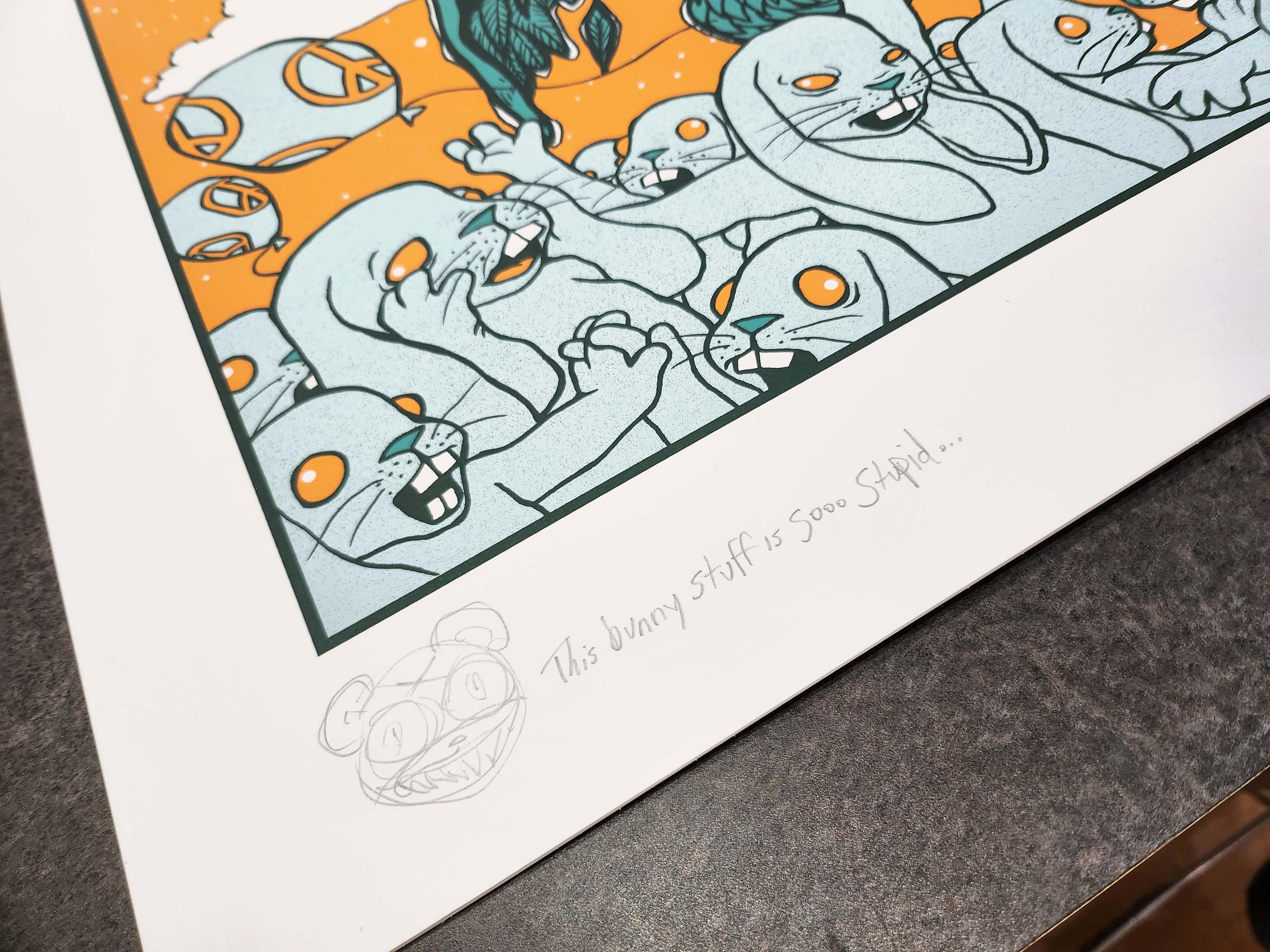 I Have Decided To Love Everyone - 151/200 w/ Remarque on White - Image 2