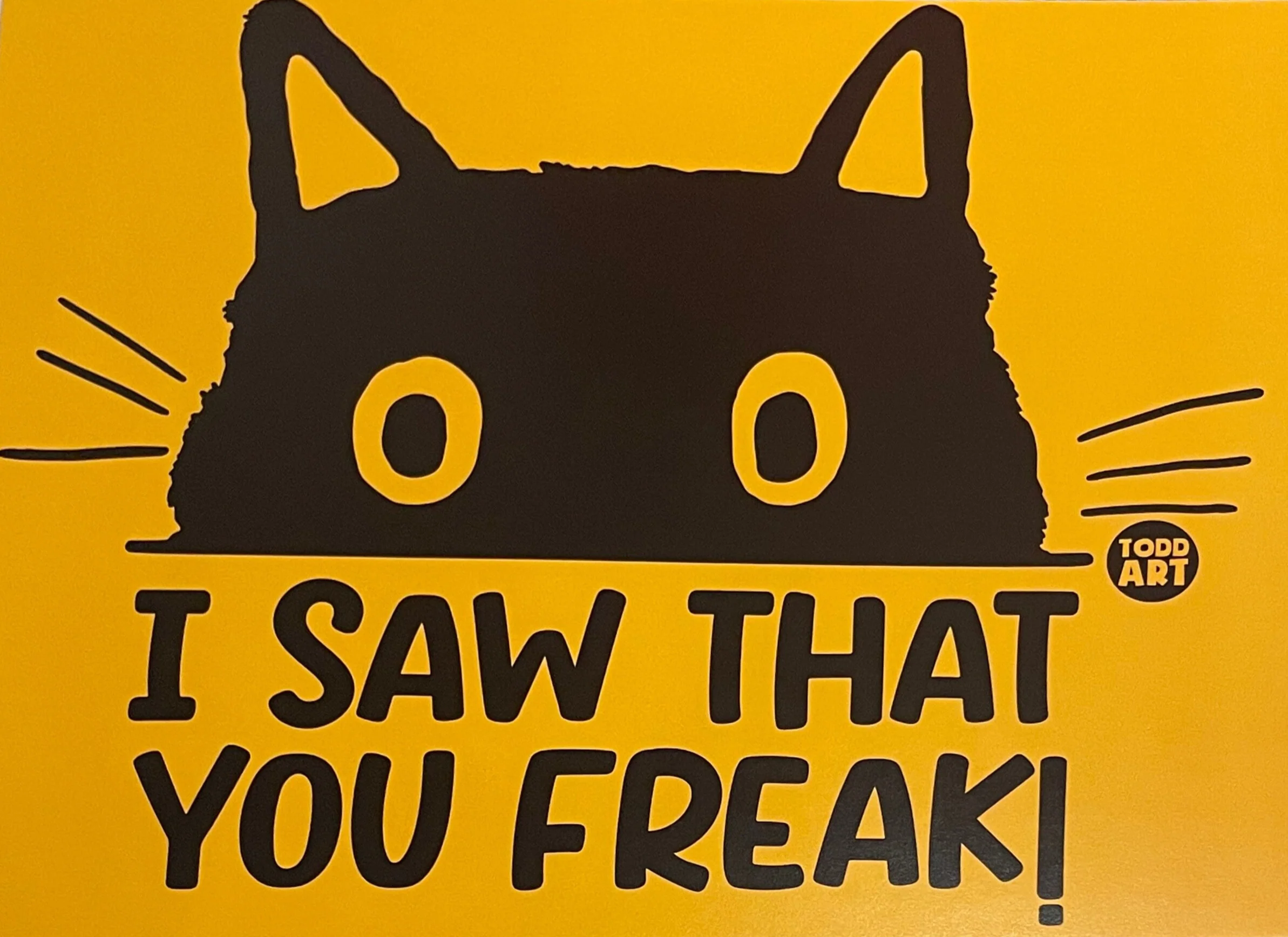 I Saw That!