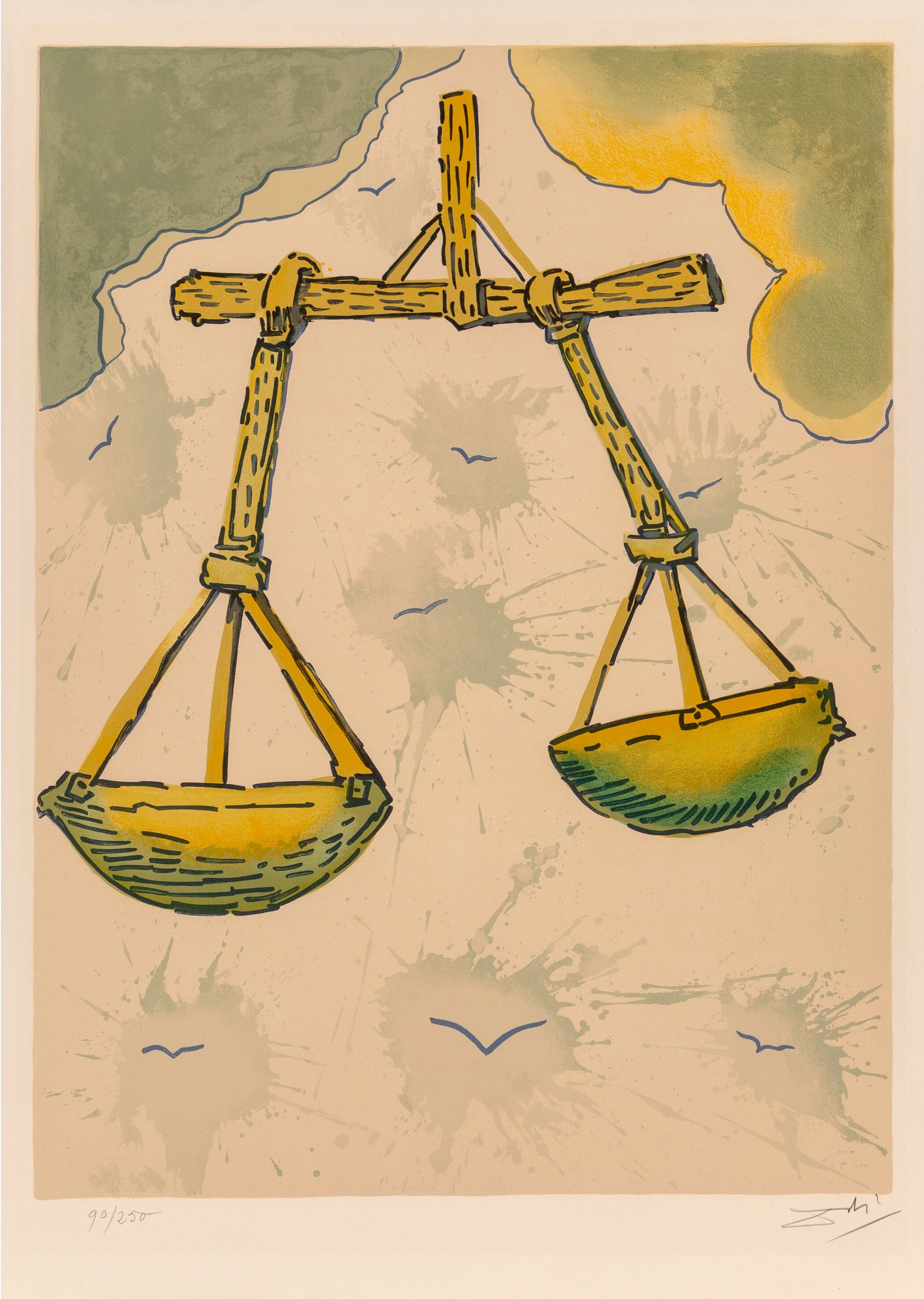Libra, from Signs of the Zodiac - Framed