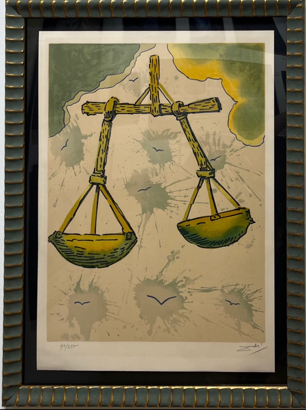 Libra, from Signs of the Zodiac - Framed - Image 2