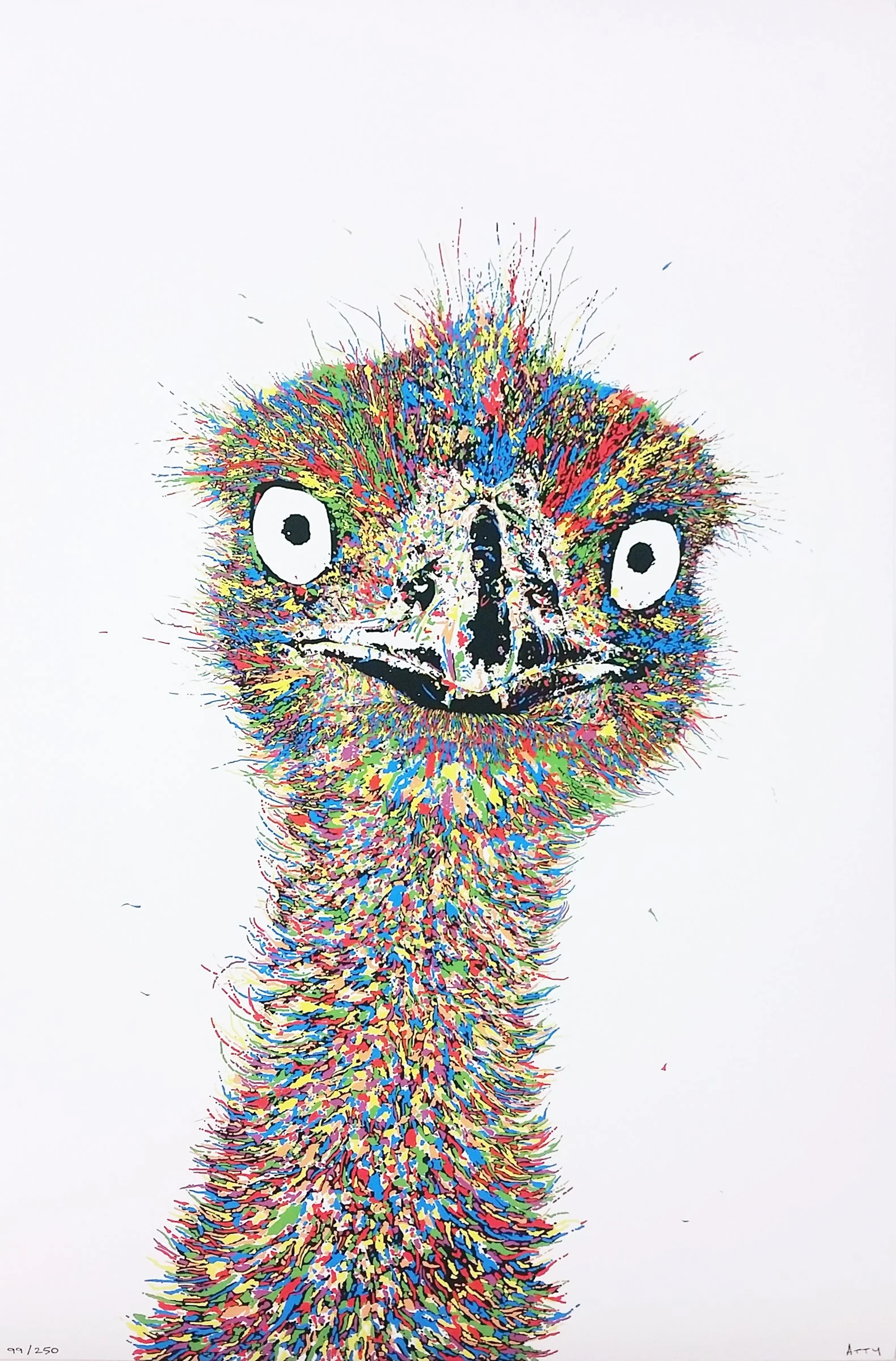 Maggie - Emu 116/250 - Framed