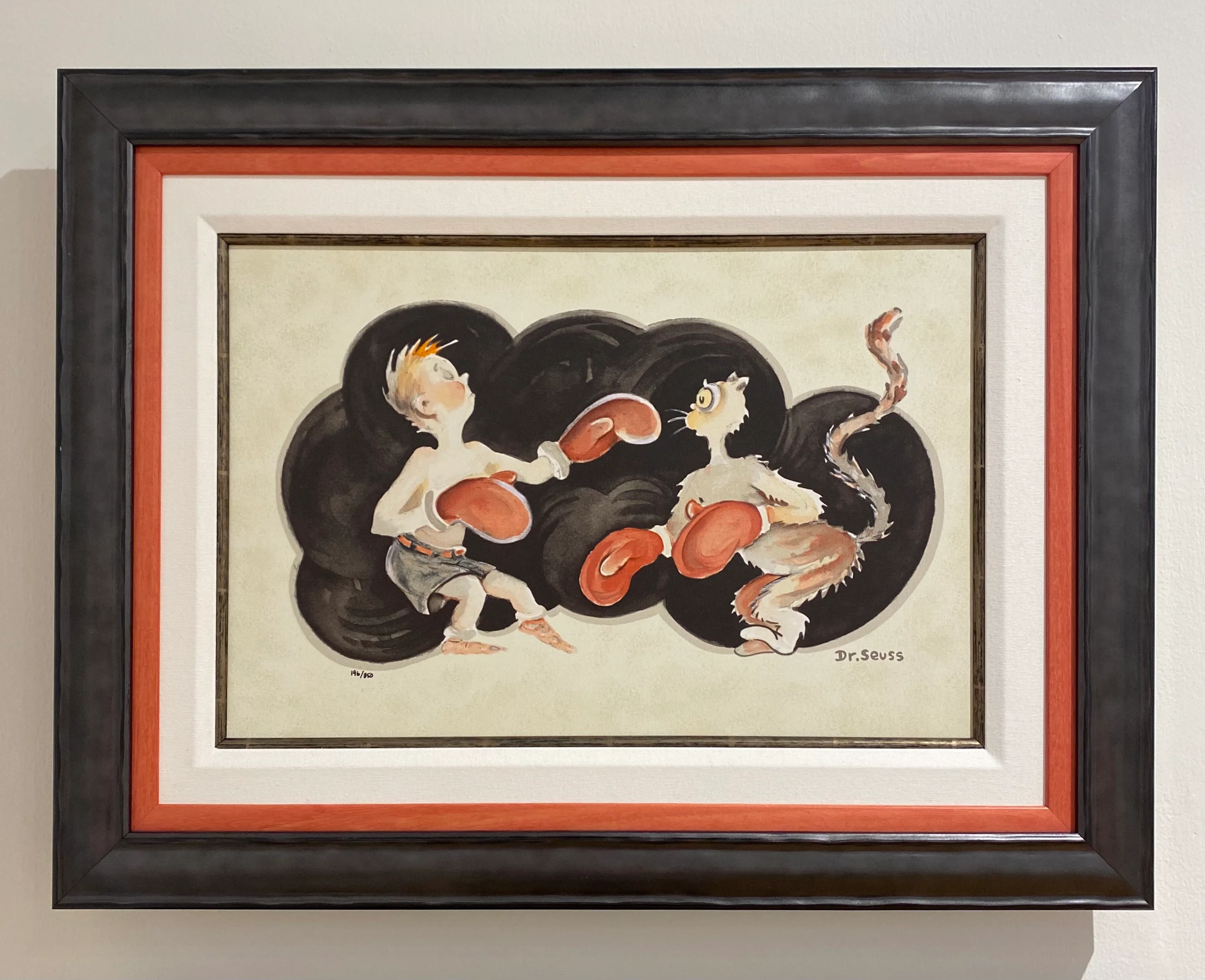 Manly Art of Self Defense 196/850 - Framed
