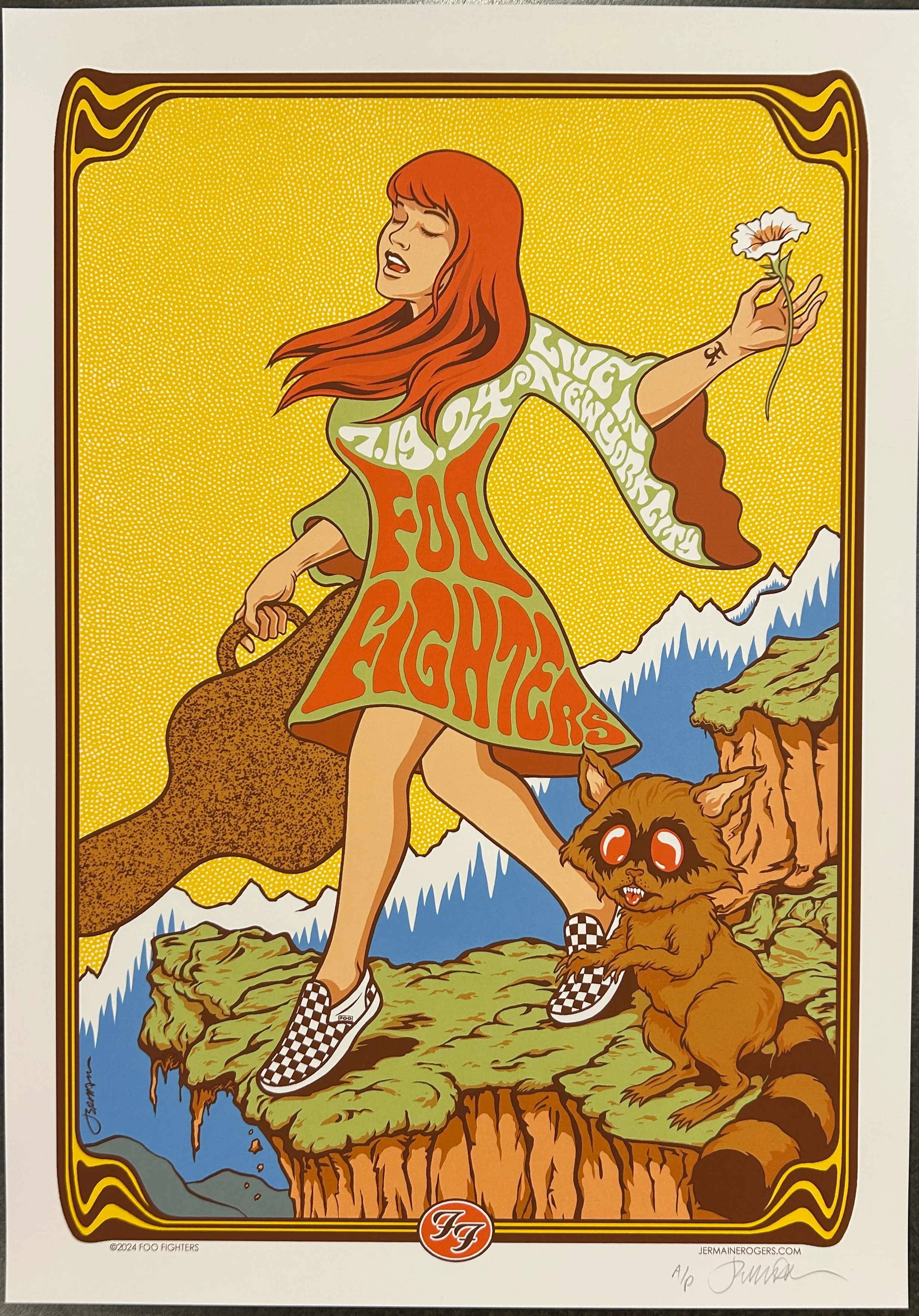 FOO FIGHTERS New York 7.19 - White - A/P