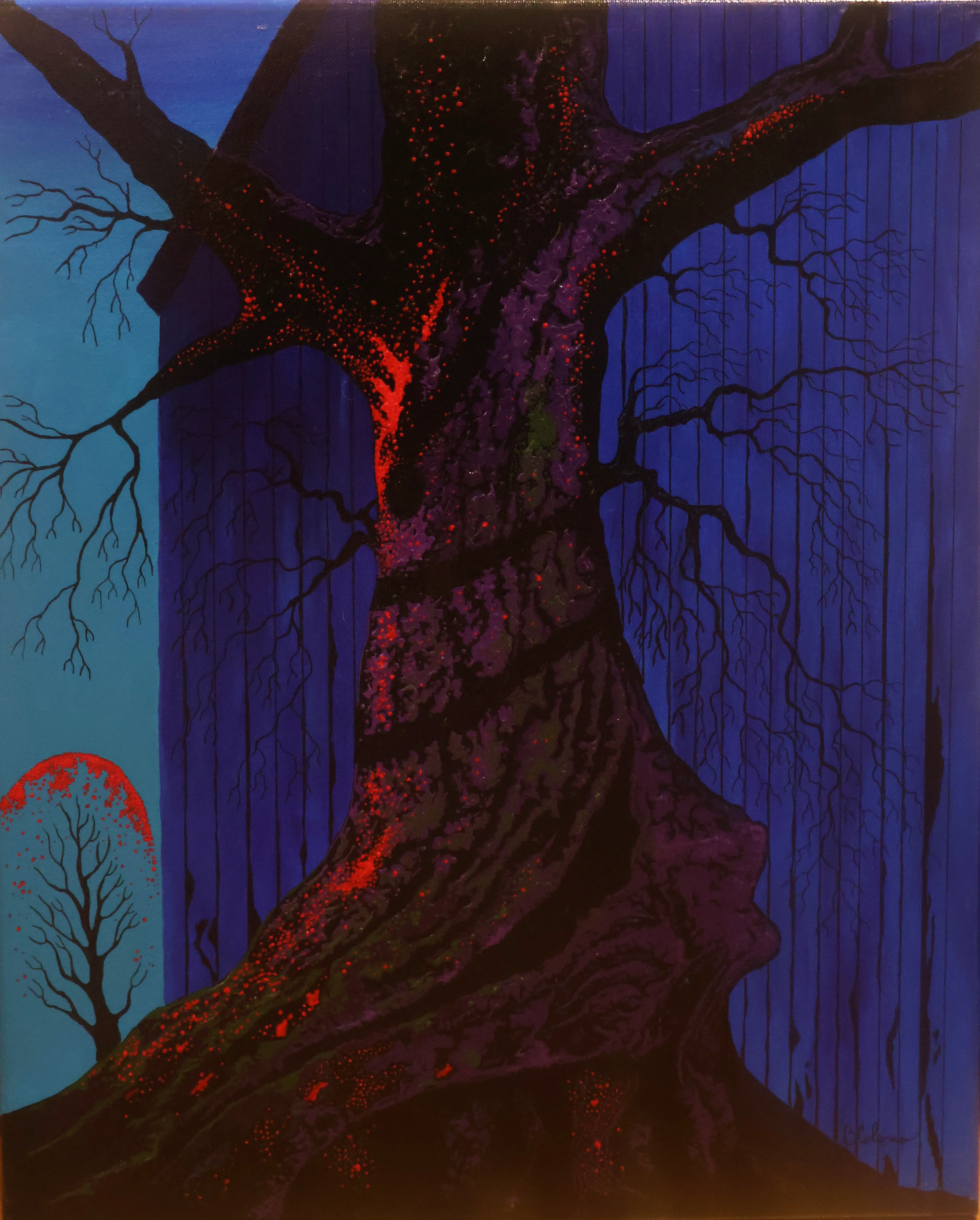 Old Tree by Blue Barn
