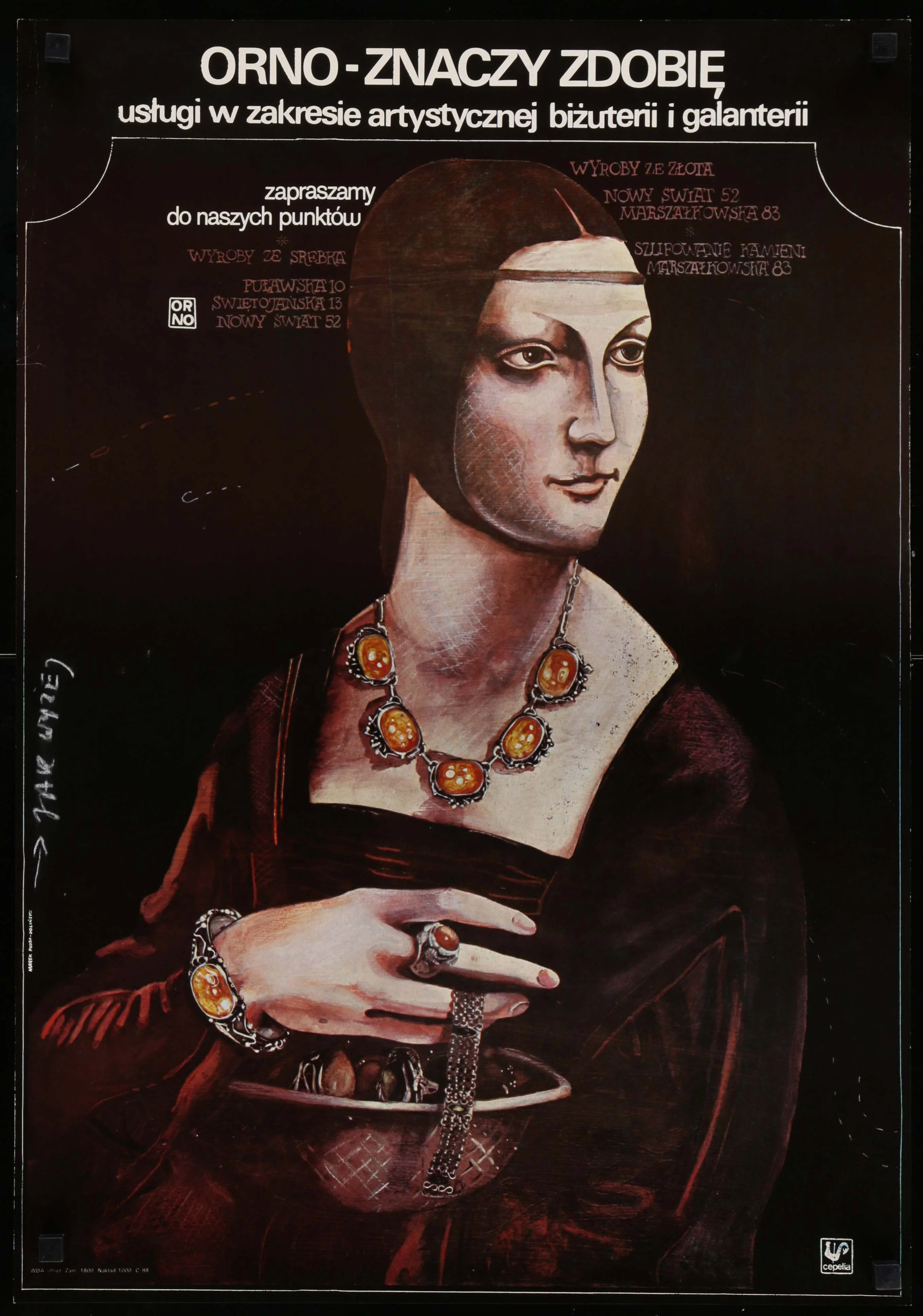 Orno Znaczy Zdobie (Orno jewelry and silverware ad, Marek Ploza-Dolinski)
