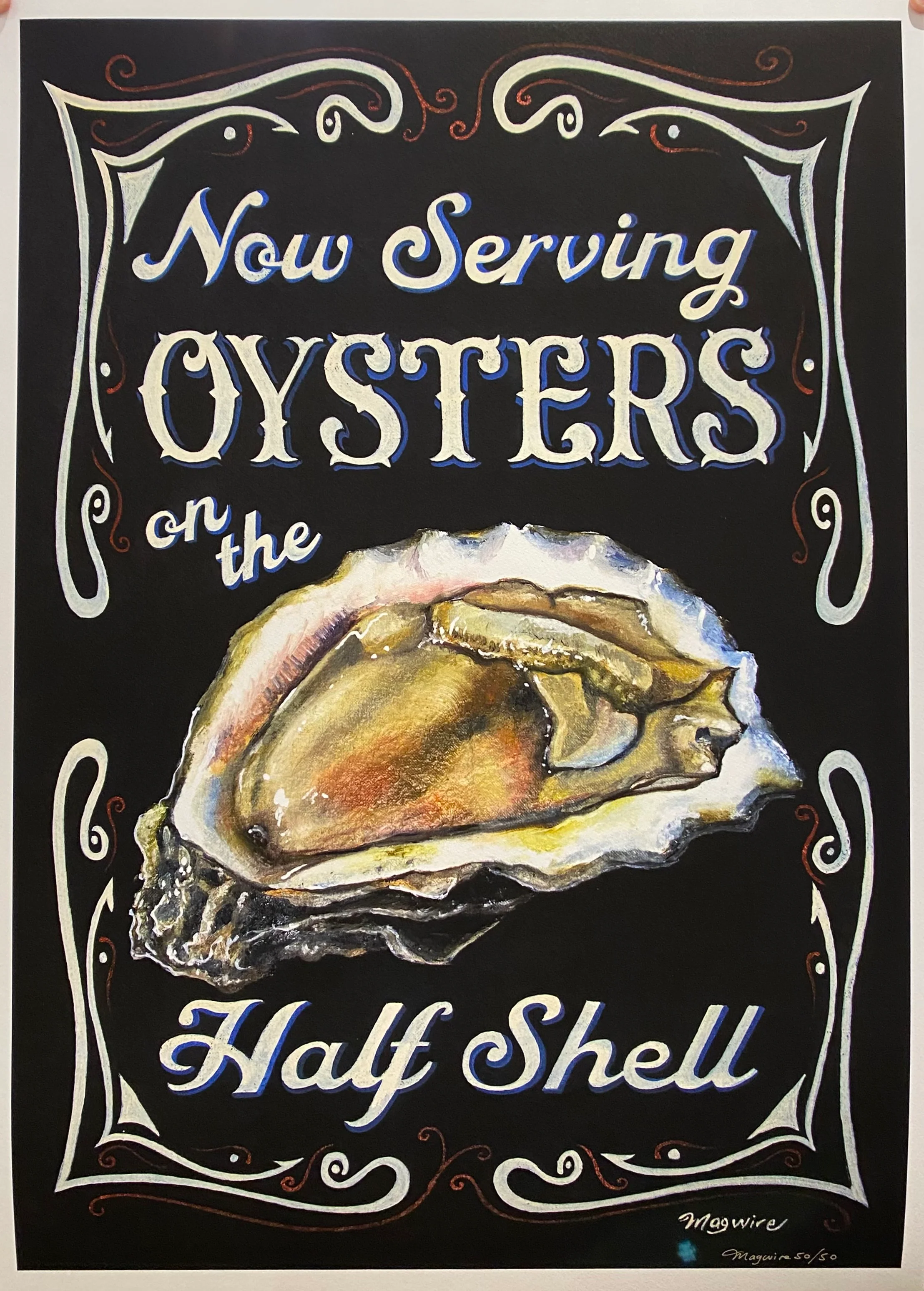 Oysters on the Half Shell 50/50