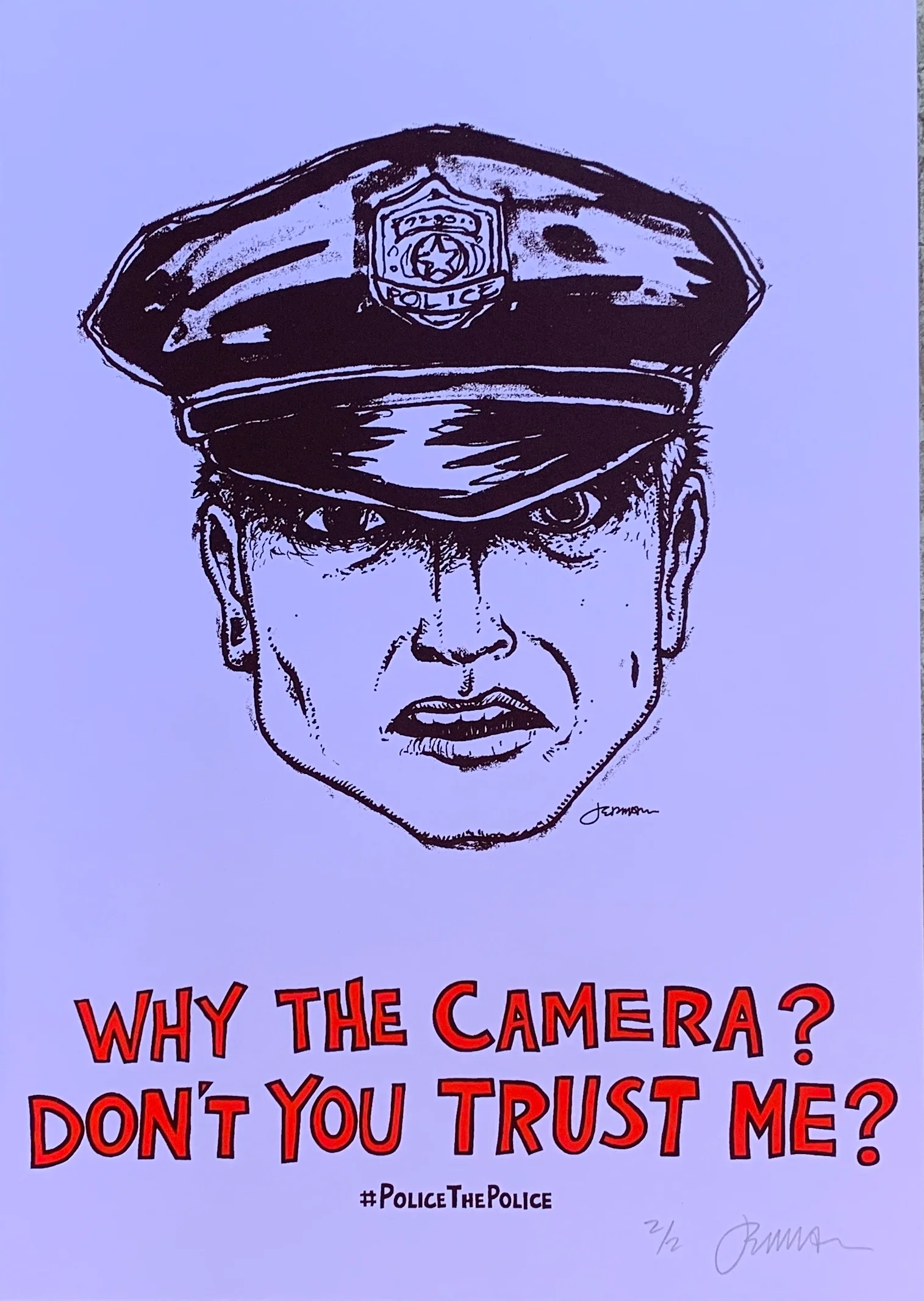 Police The Police 2/2 - Limited Edition of only 2 on Lilac