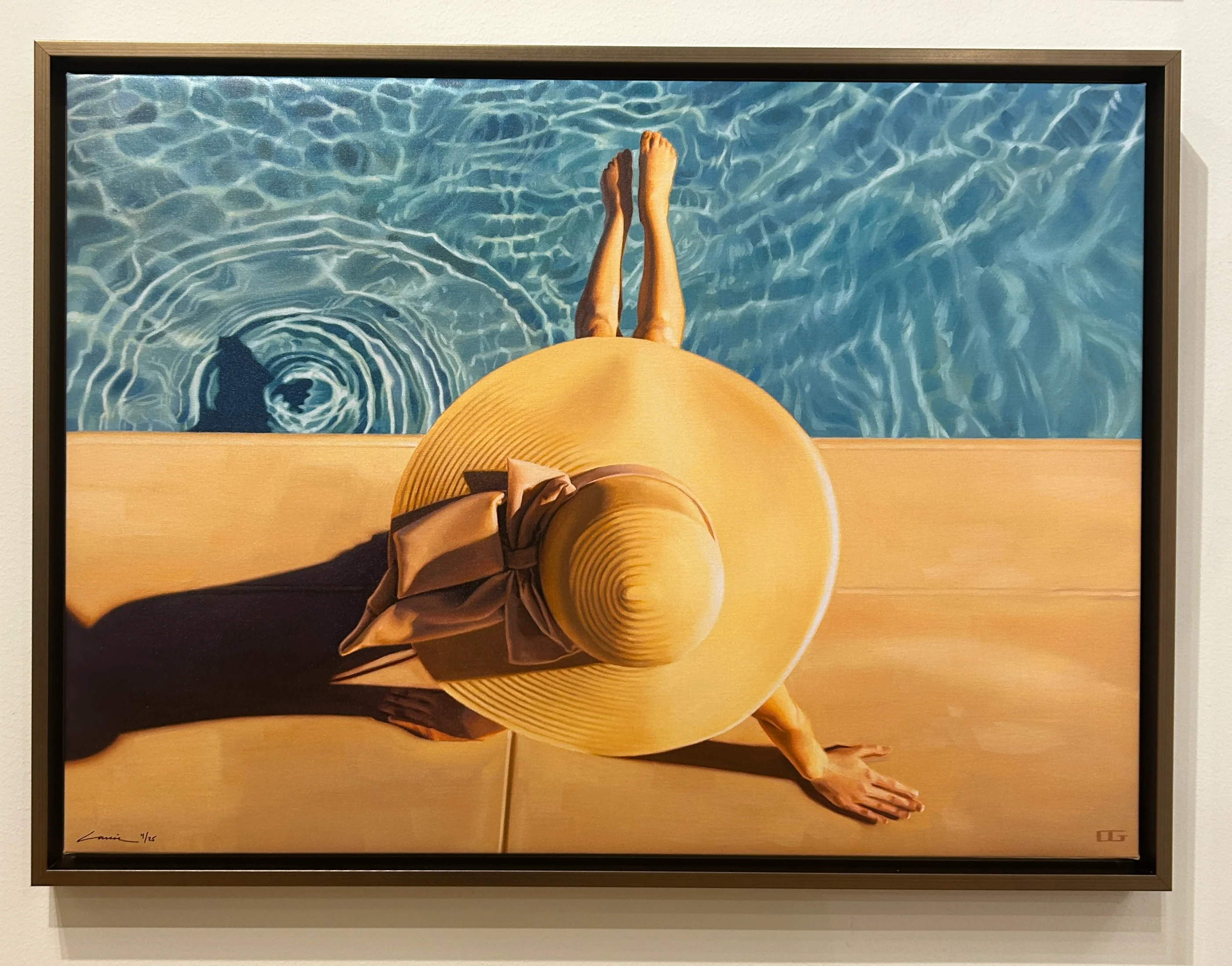 Poolside 4/25 - FRAMED - Image 2