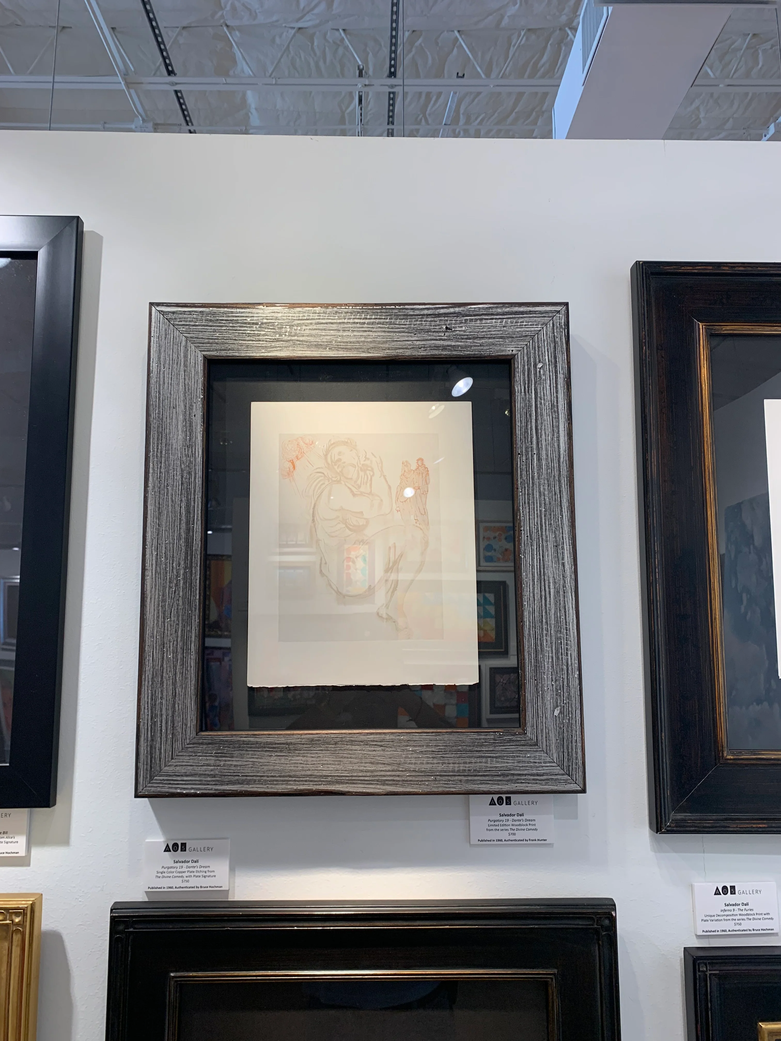 Divine Comedy, Purgatory 19, Dante's Dream - Framed - Image 2