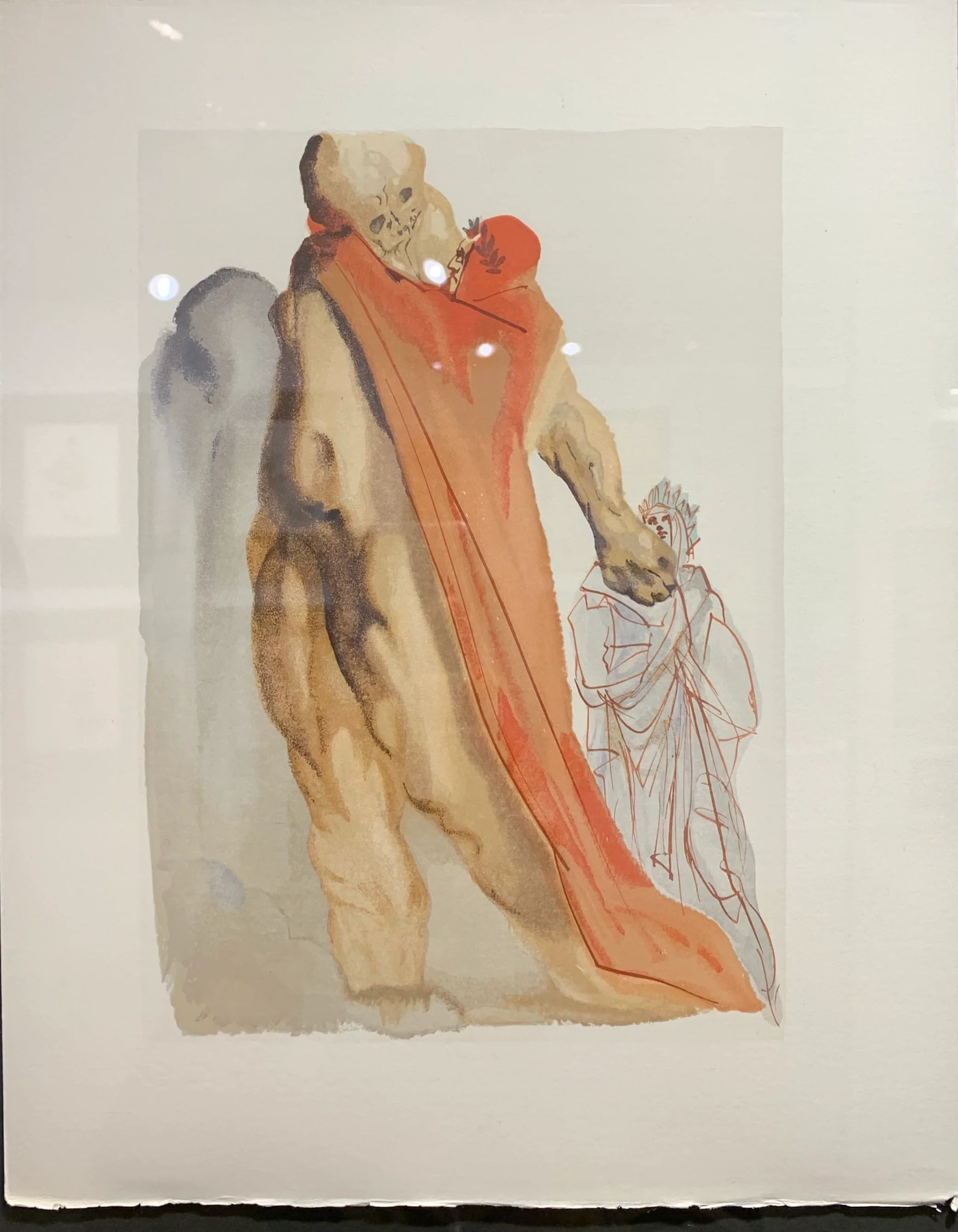 Divine Comedy, Purgatory 5, Virgil Reproaches - Framed