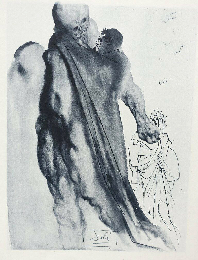 Divine Comedy, Purgatory 5, Virgil Reproaches, Copper Plate