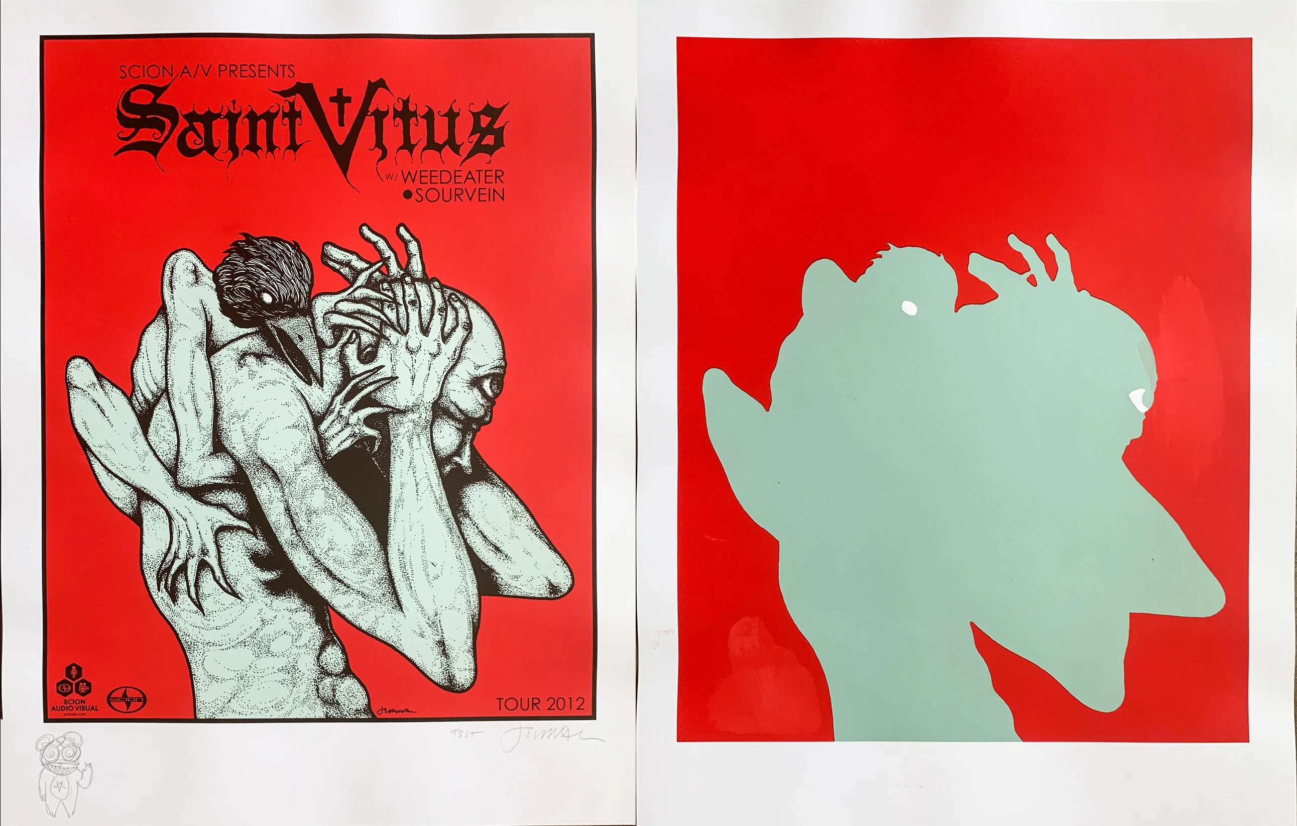 St. Vitus double sided TEST with remarque - Image 3