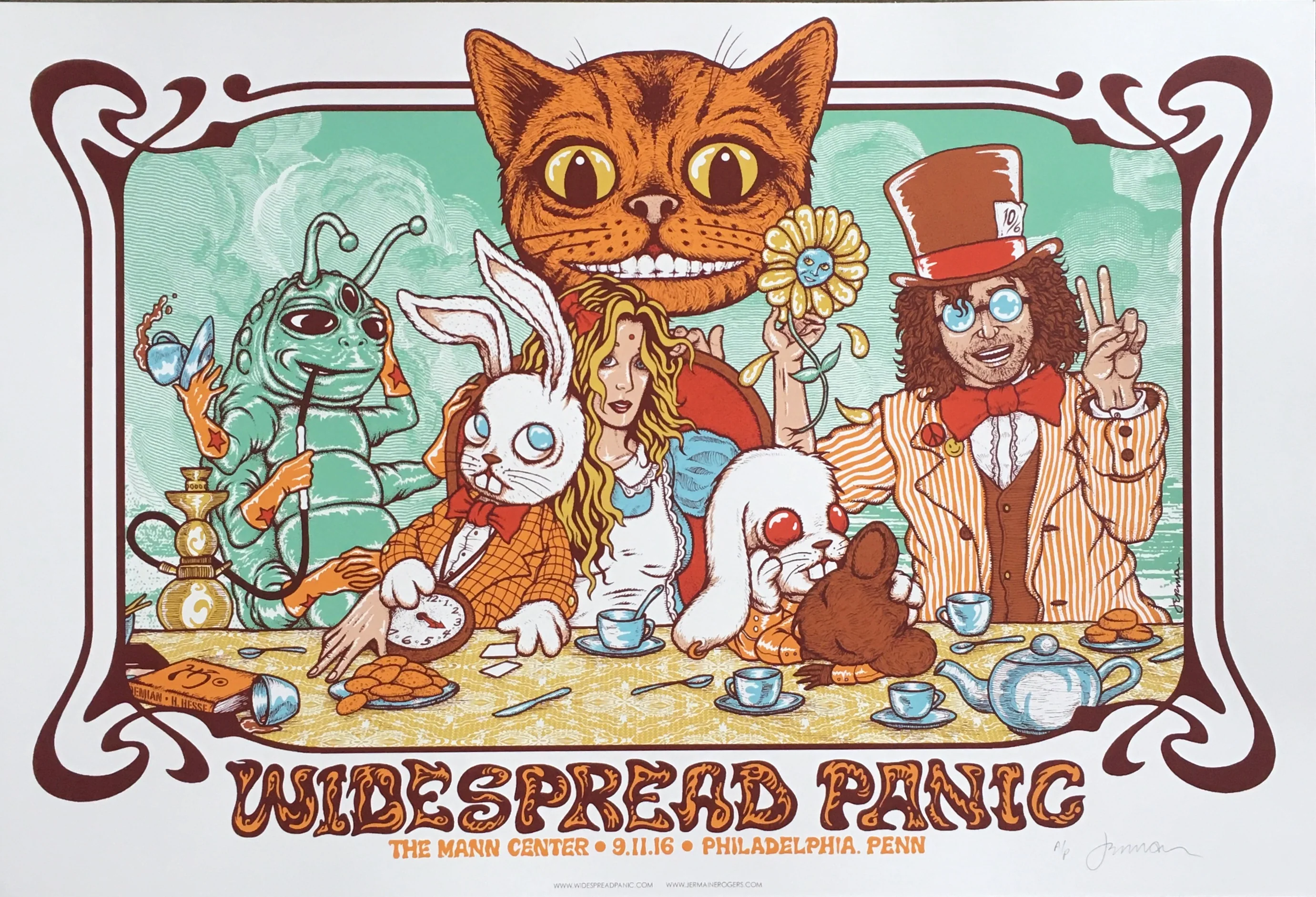 Widespread Panic Philadelphia, PA 9.11.16 - A/P - Cream Stock