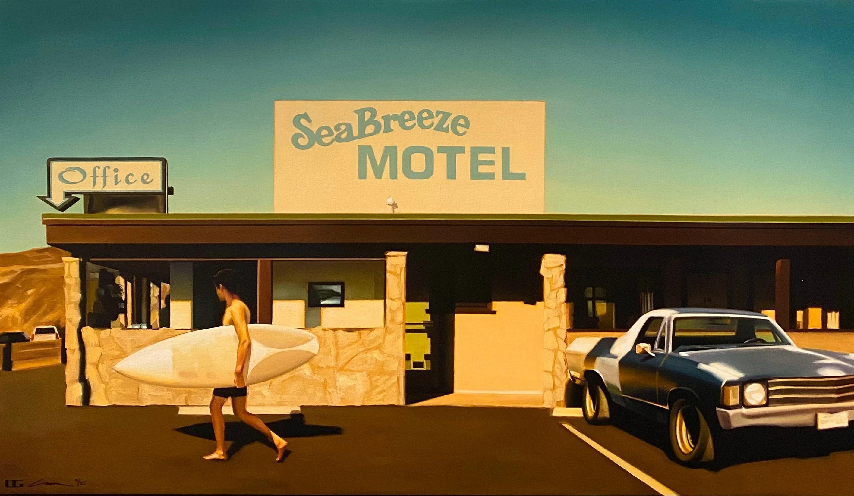 Sea Breeze Motel 6/25 - Framed