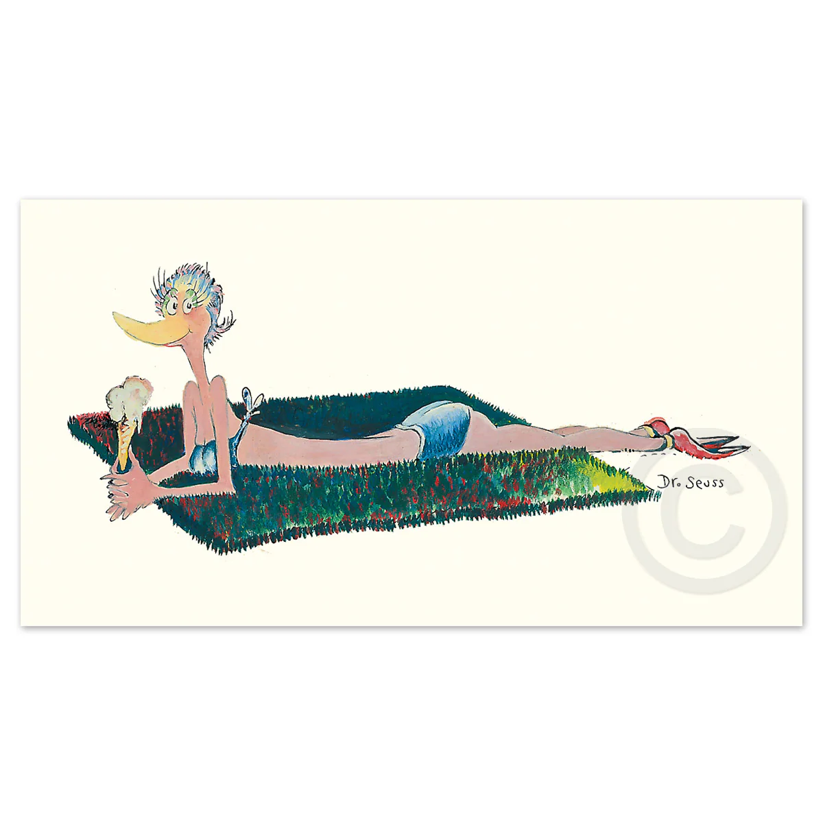 Sunbathing Bird - Patron Collection
