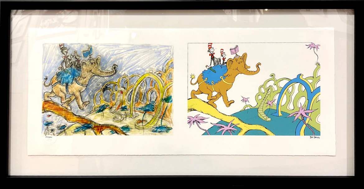 The More That You Read, The More Things You Will Know (Diptych) #35 - FRAMED - Image 2