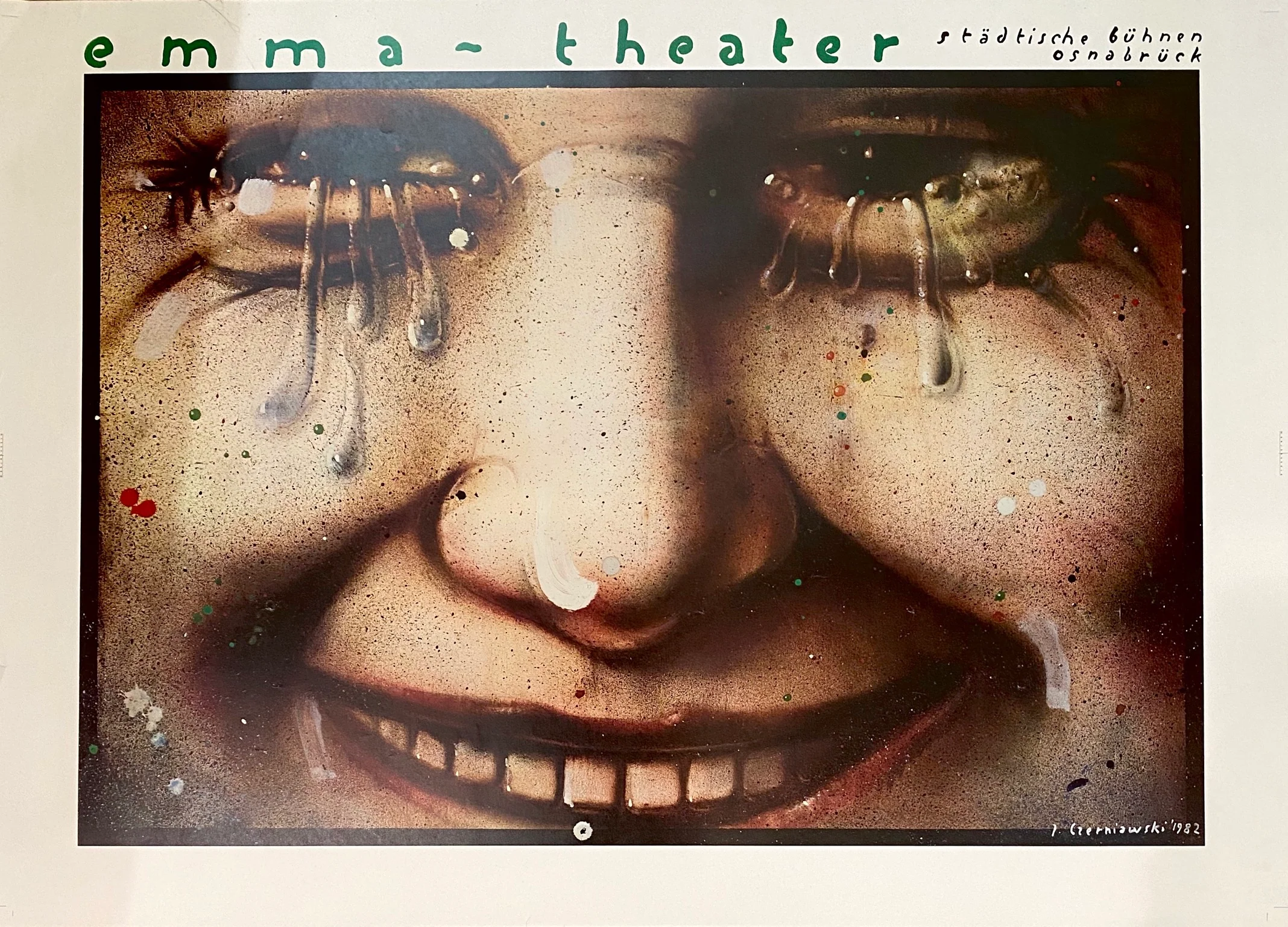 Theater Osnabruck "Emma -Theater"(Germain stage poster)