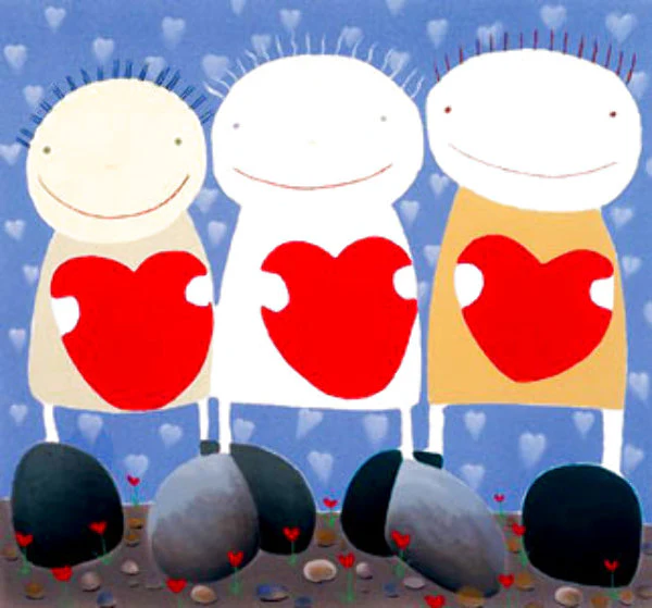 Three of Hearts