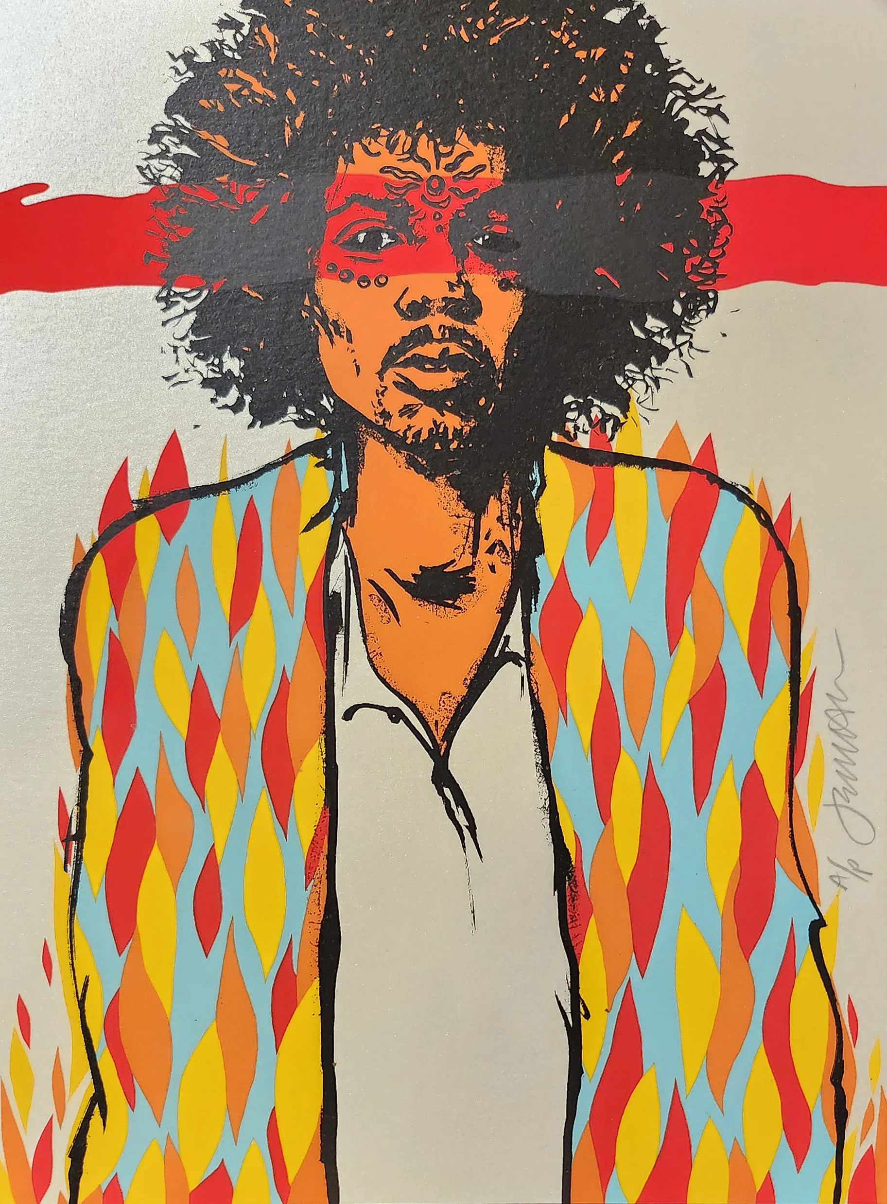 Voodoo -  Red version on cotton rag A/P