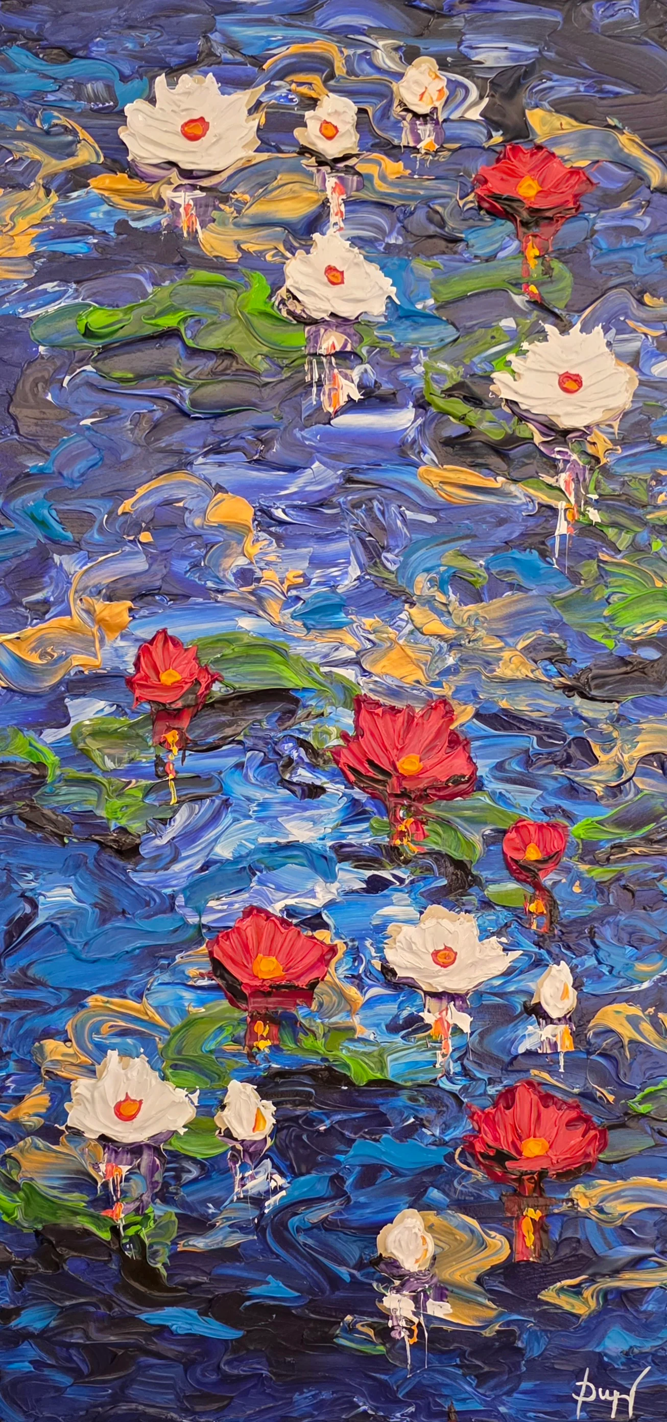 Lilies of Deep Reflection