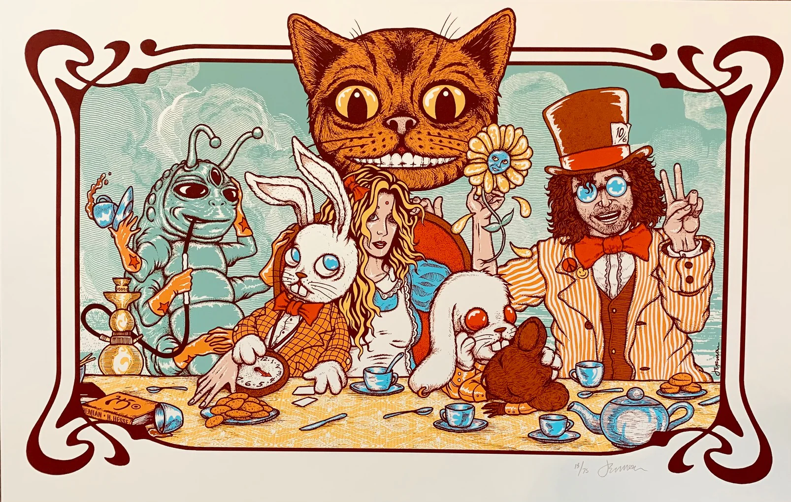 Welcome To Wonderland on opal stardream - FRAMED - Image 3